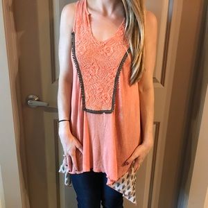 Coral Tank with Detailed Back